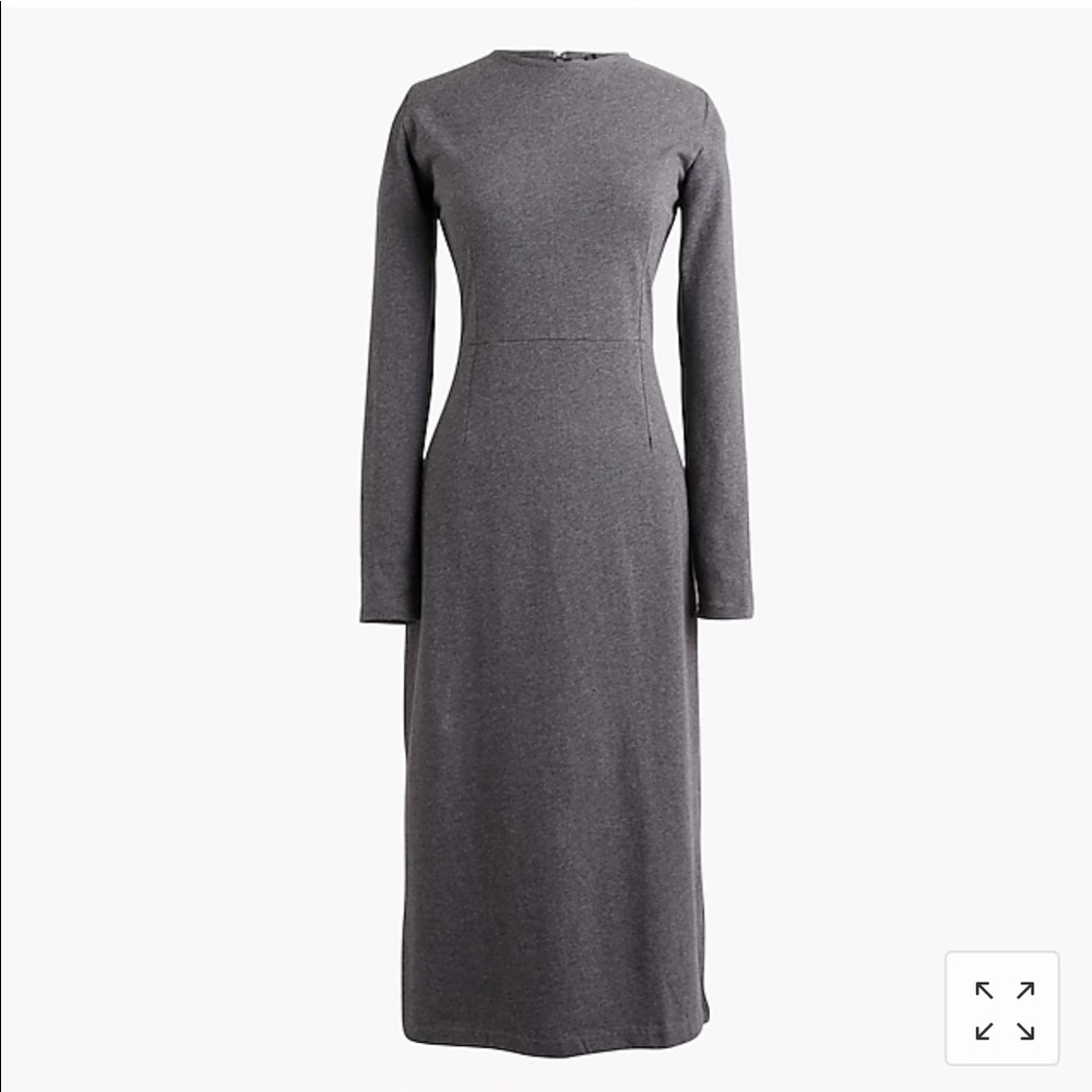 J. Crew Knit Sheath Dress (Heather Grey)